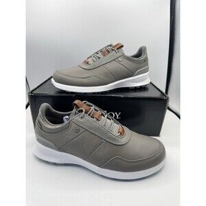 FootJoy Stratos Lux 50042 Golf Shoes Mens 9.5M Gray Spikeless NIB